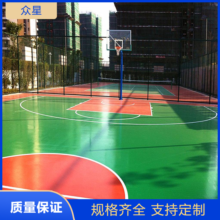 伊春市塑胶篮球场EPDM颗粒 - 价格
